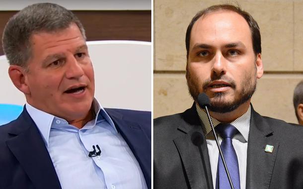 Gustavo Bebianno e Carlos Bolsonaro