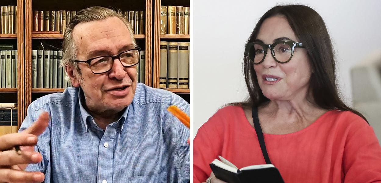 Olavo de Carvalho e Regina Duarte