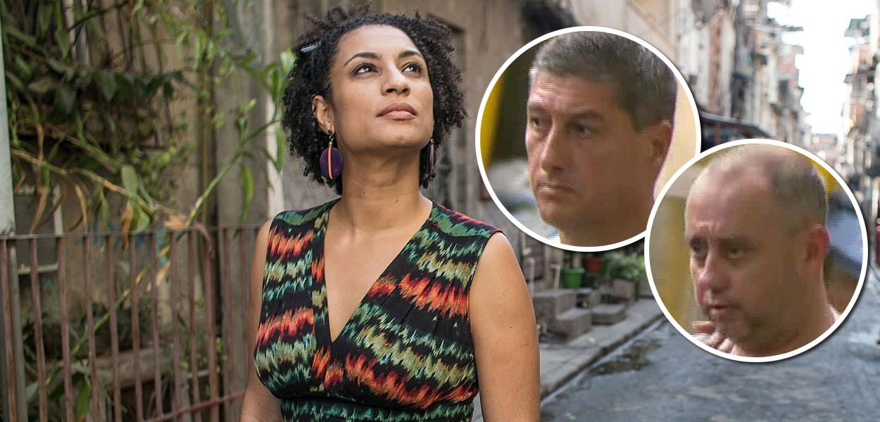 Marielle Franco; Ronnie Lessa e Élcio Queiroz