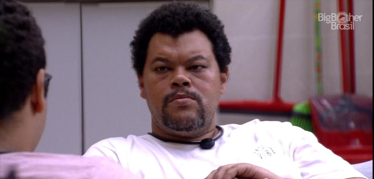 Ator Babu durante participação no BBB20