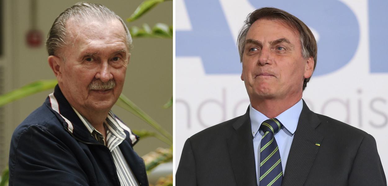 David Fleischer e Jair Bolsonaro