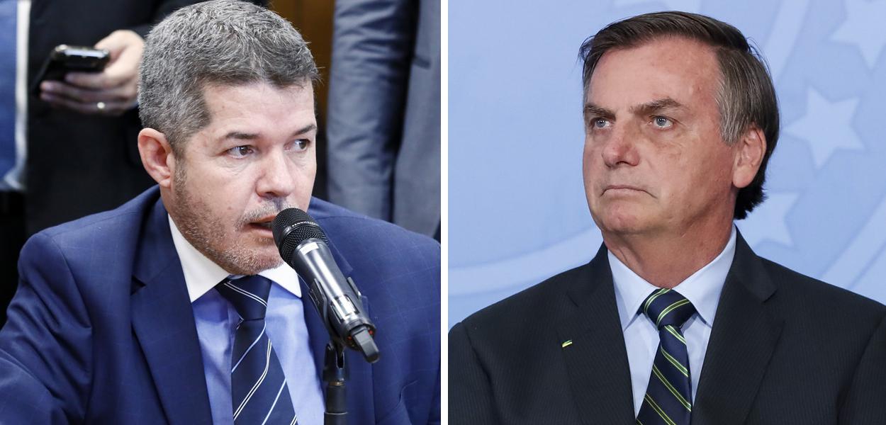 Dep. Delegado Waldir (PSL - GO) e Jair Bolsonaro