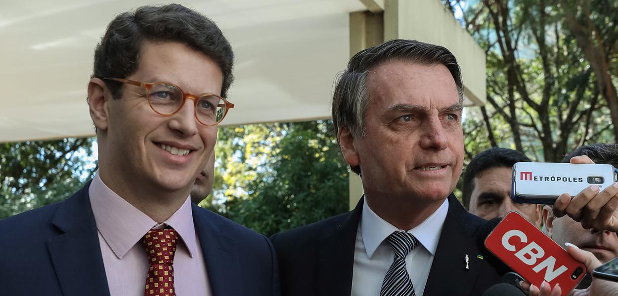 Ricardo Salles e Jair Bolsonaro