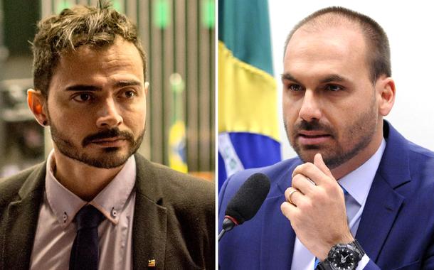 George Marques e Eduardo Bolsonaro