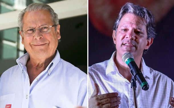 José Dirceu e Fernando Haddad