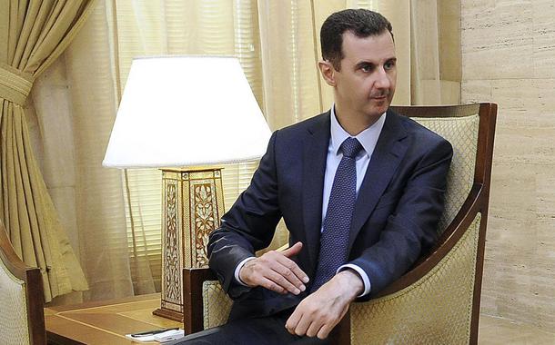 O presidente sírio Bashar Al Assad