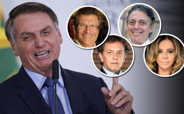 Jair Bolsonaro, Sebastião Bomfim, João Appolinário, Afrânio Barreira e Cris Arcangeli