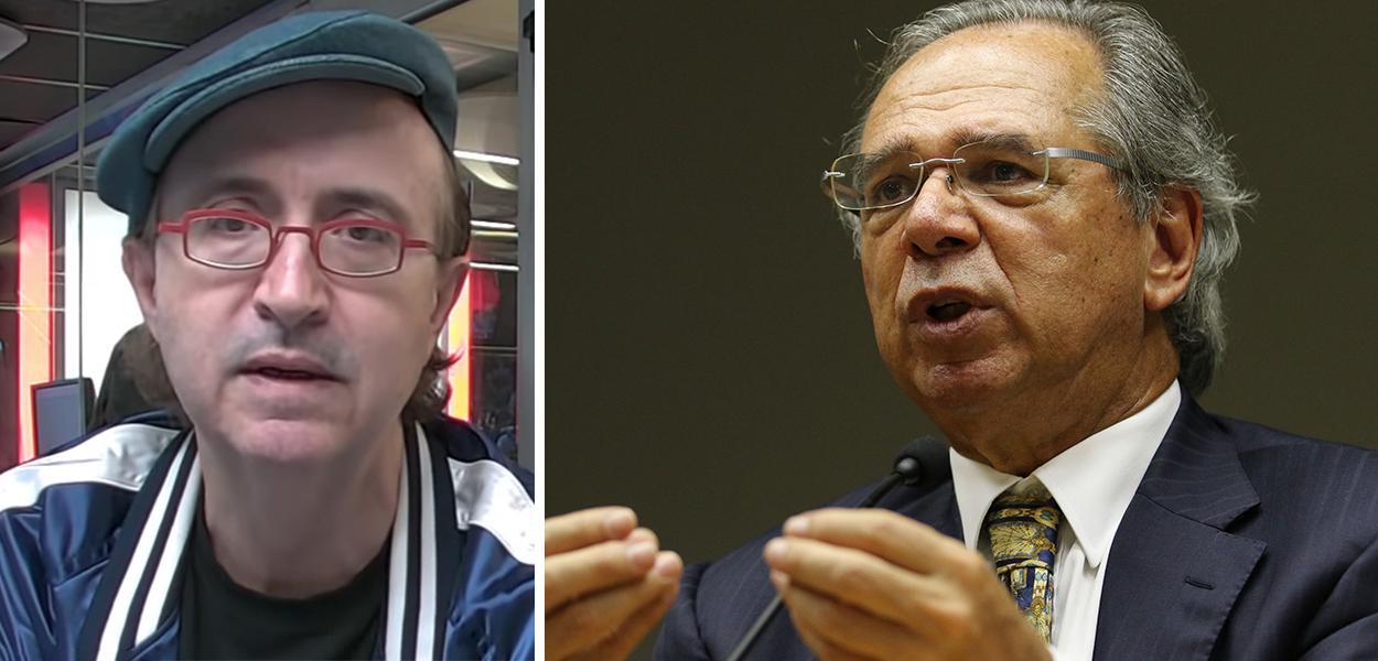Reinaldo Azevedo e Paulo Guedes