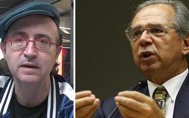 Reinaldo Azevedo e Paulo Guedes