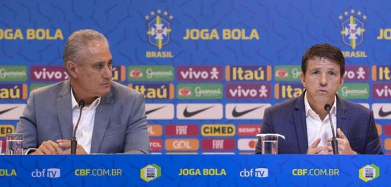 Tite e Juninho Paulista