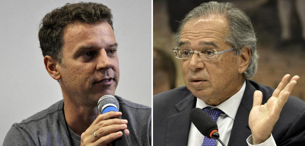 Eduardo Moreira  e Paulo Guedes
