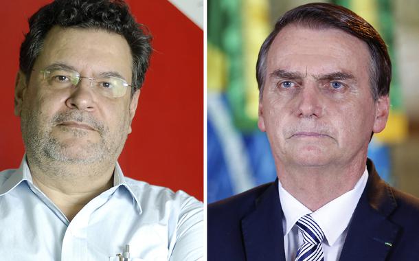 Presidente do PCO, Rui Costa Pimenta, e Jair Bolsonaro