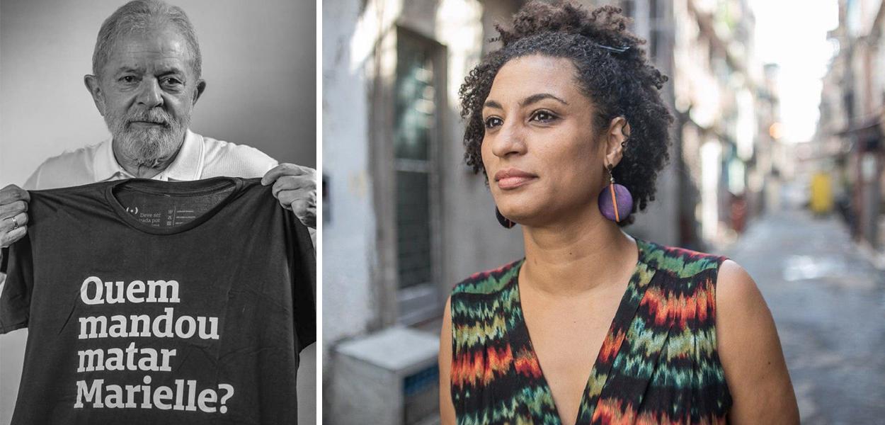 Lula e Marielle Franco