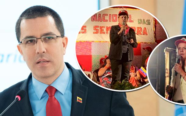 Jorge Arreaza Dilma Rousseff Gleisi Hoffmann
