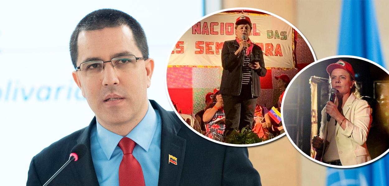 Jorge Arreaza Dilma Rousseff Gleisi Hoffmann