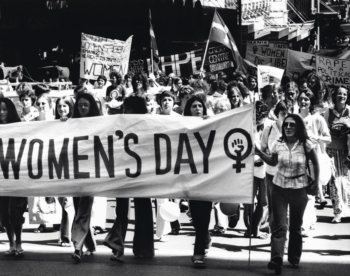 Marcha no dia da mulher