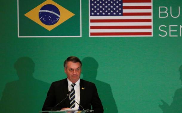 Presidente Jair Bolsonaro discursa a empresários em Miami
09/03/2020
REUTERS/Marco Bello