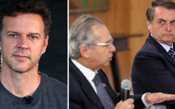 Eduardo Moreira, Paulo Guedes e Jair Bolsonaro