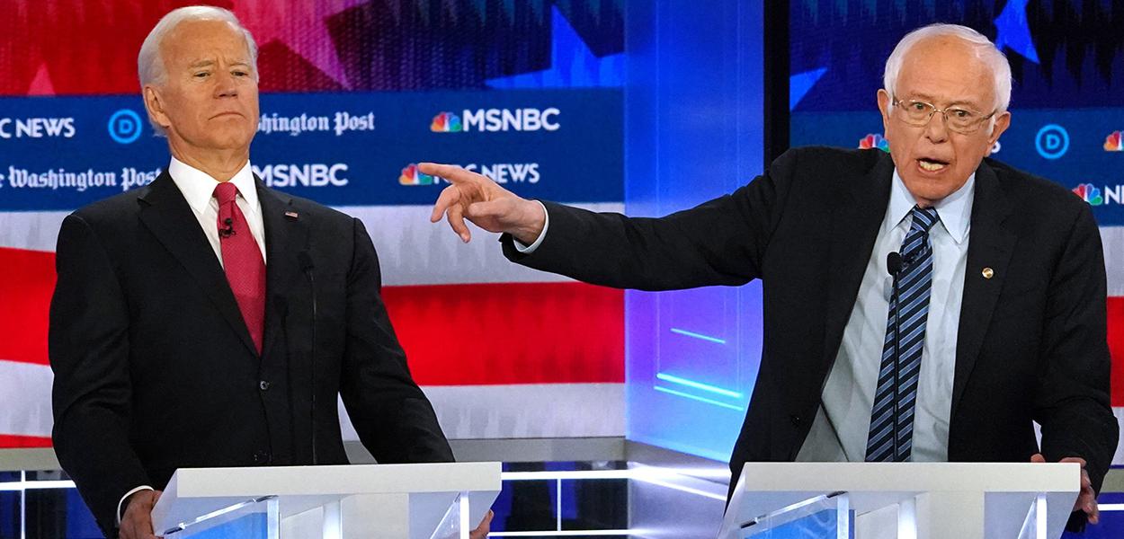 Joe Biden e Bernie Sanders