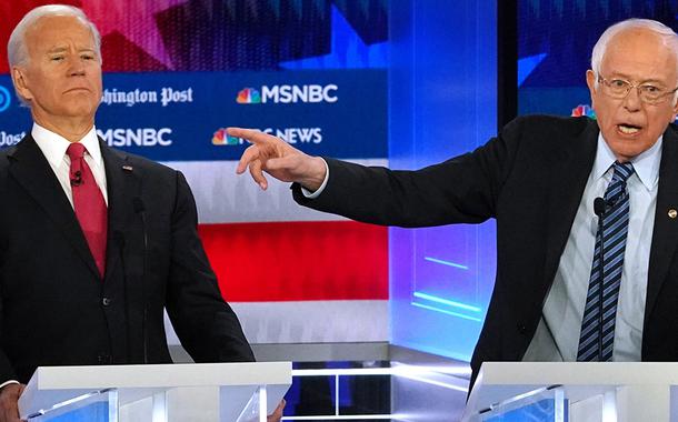 Joe Biden e Bernie Sanders