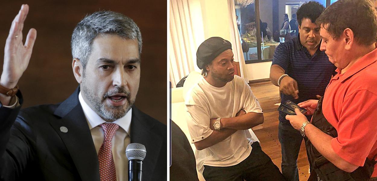 Mario Abdo Benitéz; promotores do Paraguai investigam documentos e passaportes do jogador brasileiro “Ronaldinho”