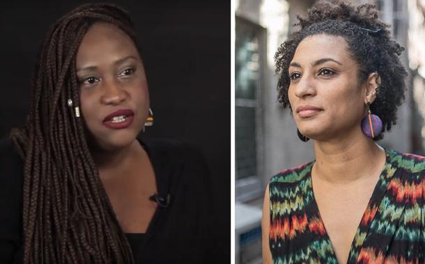 Sabrina Fidalgo e Marielle Franco