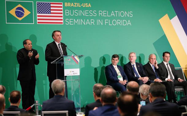 (Miami - Flórida, 09/03/2020) Palavras do Senhor Presidente da República Jair Bolsonaro. Foto: Alan Santos/PR