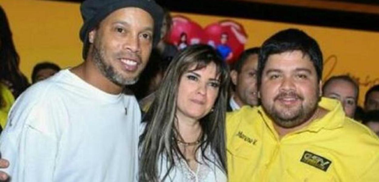 Ronaldinho Gaúcho e Dalia López