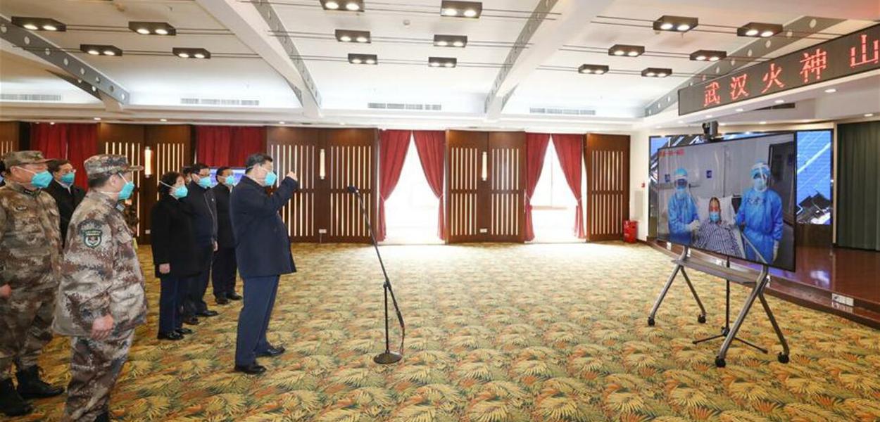 Xi Jinping assumiu o comando da guerra contra o coronavírus na China