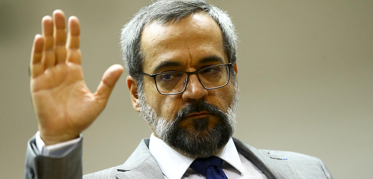 O ministro da Educação, Abraham Weintraub