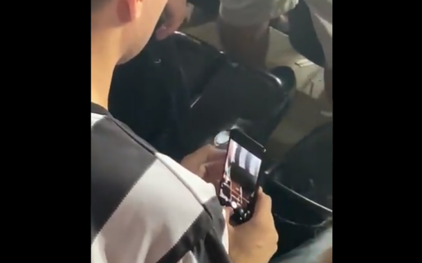 Mulher tem corpo filmado durante jogo do Botafogo