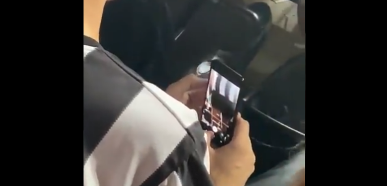 Mulher tem corpo filmado durante jogo do Botafogo