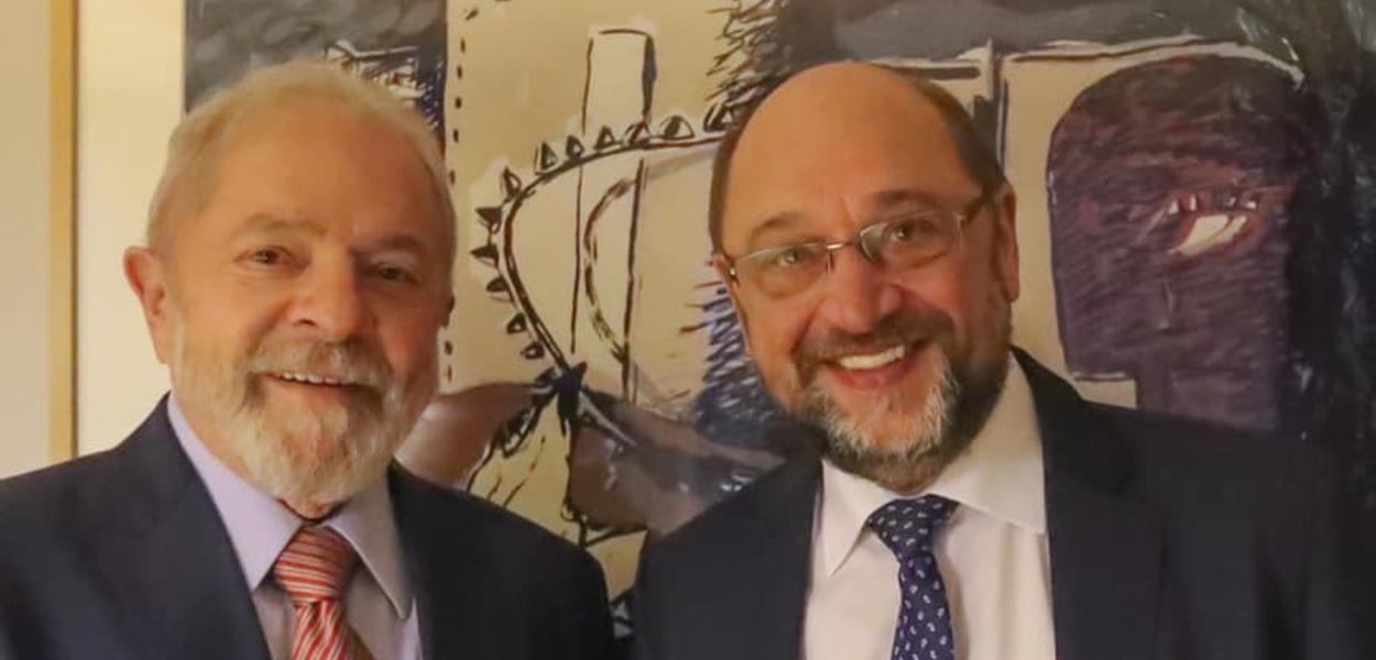 Lula e Martin Schulz