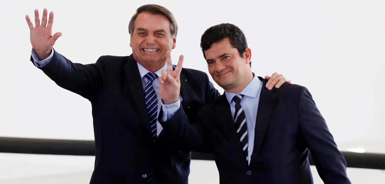 Jair Bolsonaro e Sérgio Moro