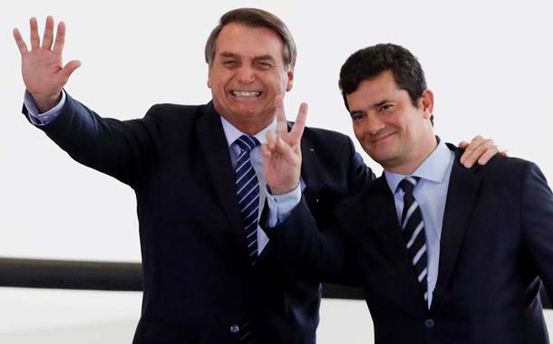 Jair Bolsonaro e Sérgio Moro