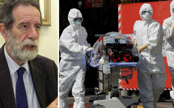 Infectologista Marcos Boulos; médicos levam paciente infectado