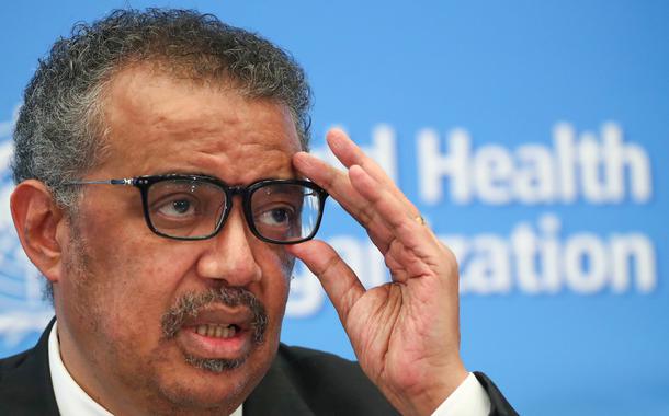 O diretor-geral da OMS, Tedros Adhanom Ghebreyesus