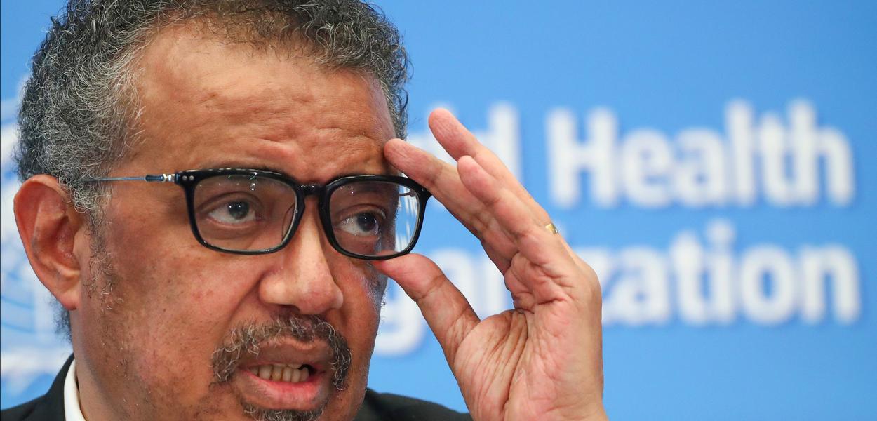 O diretor-geral da OMS, Tedros Adhanom Ghebreyesus