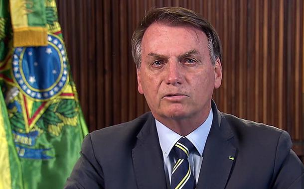 O presidente Jair Bolsonaro faz pronunciamento oficial sobre a declaração de pandemia do coronavírus pela Organização Mundial da Saúde (OMS).