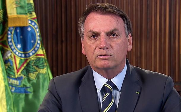 O presidente Jair Bolsonaro faz pronunciamento oficial sobre a declaração de pandemia do coronavírus pela Organização Mundial da Saúde (OMS).