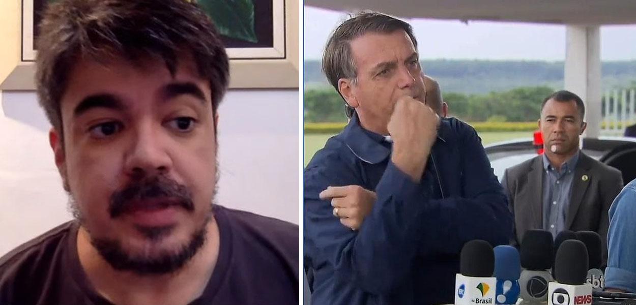 Pablo Villaça e Jair Bolsonaro