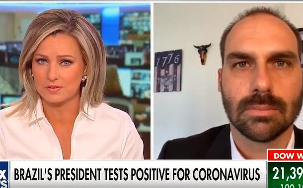 Eduardo Bolsonaro em entrevista à Fox News