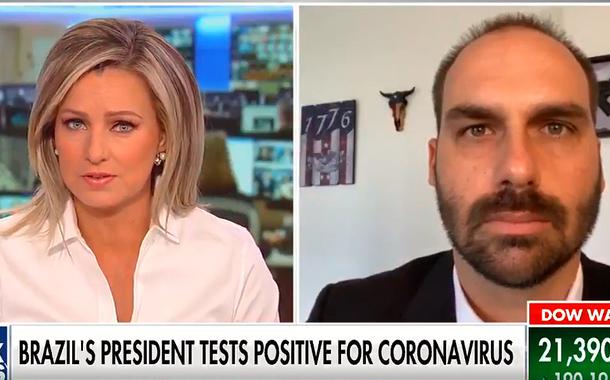 Eduardo Bolsonaro em entrevista à Fox News