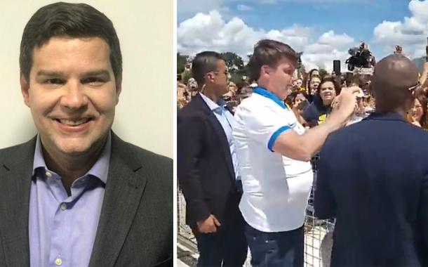 Marcelo Uchôa e Jair Bolsonaro