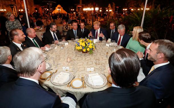 (Mar a Lago - Flórida, 07/03/2020) Presidente da República Jair Bolsonaro durante Jantar oferecido pelo Presidente dos Estados Unidos da América.Foto: Alan Santos/PR