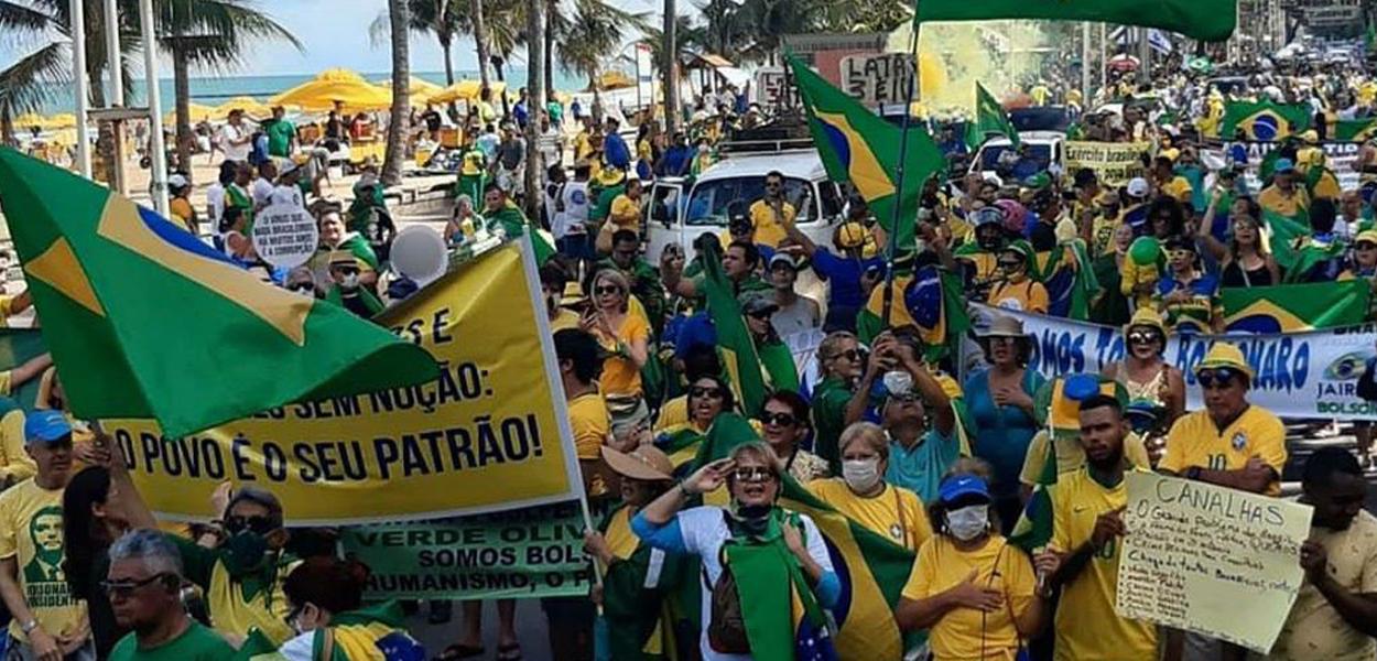 Entre manifestantes bolsonaristas operam terroristas que preparam atentados criminosos