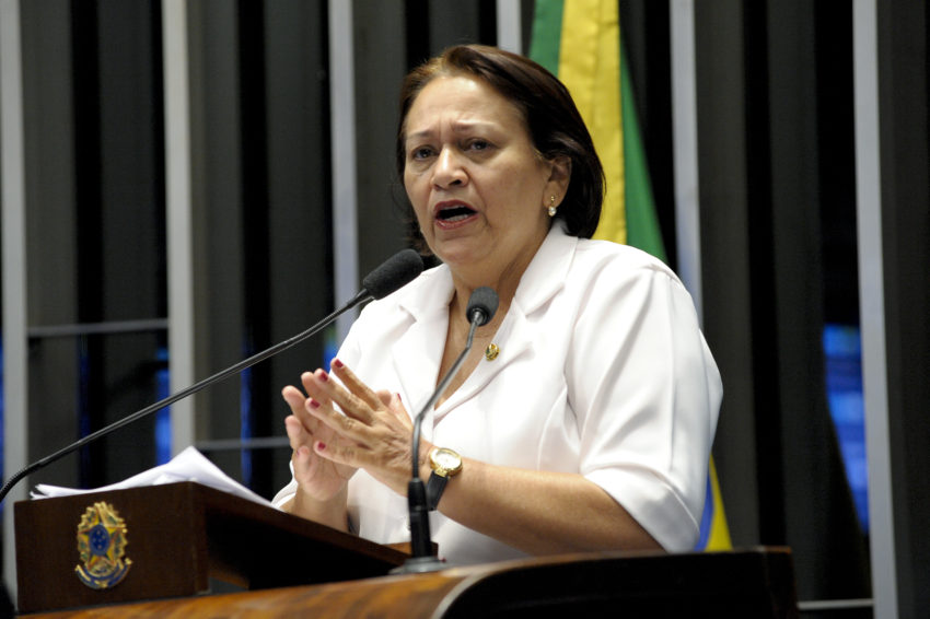 Plenário do Senado Federal durante sessão deliberativa ordinária.
Em discurso, senadora Fátima Bezerra (PT-RN).
Foto: Waldemir Barreto/Agência Senado (Foto: Waldemir Barreto/ Agência Senado) Plenário do Senado Federal durante sessão deliberativa ordinária.
Em discurso, senadora Fátima Bezerra (PT-RN).
Foto: Waldemir Barreto/Agência Senado