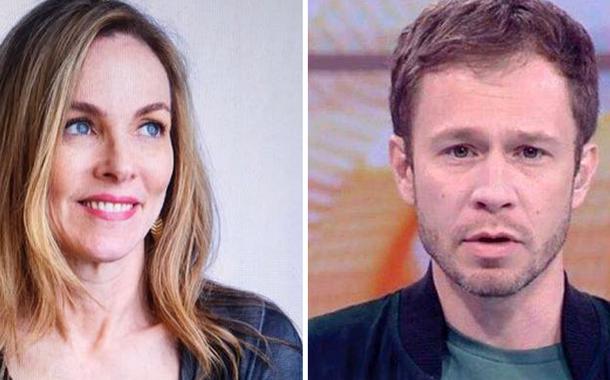 Thiago Leifert e Patrícia Kogut