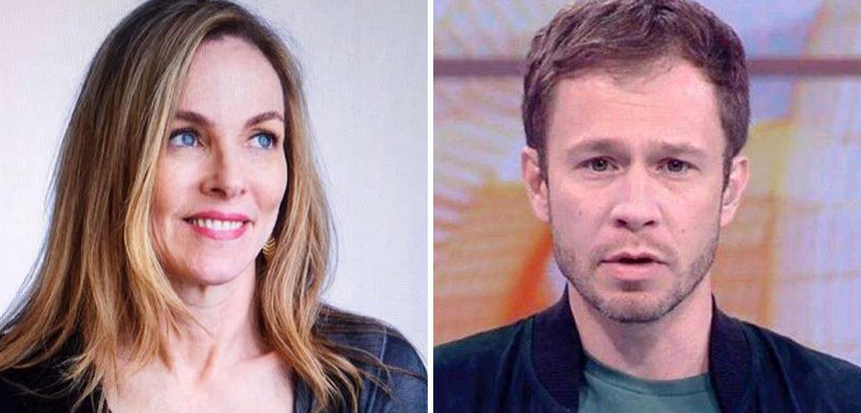 Thiago Leifert e Patrícia Kogut