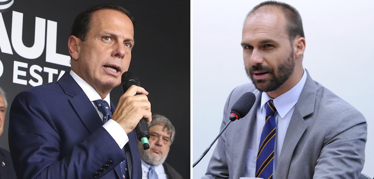 João Doria e Eduardo Bolsonaro